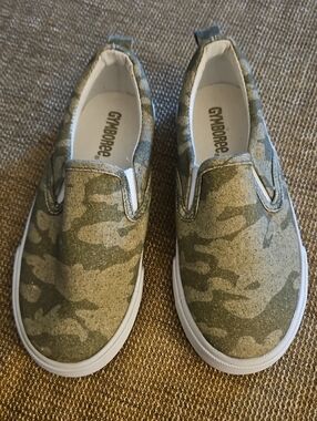 Gymboree Kids Camo Slip-On Sneakers - Olive Green